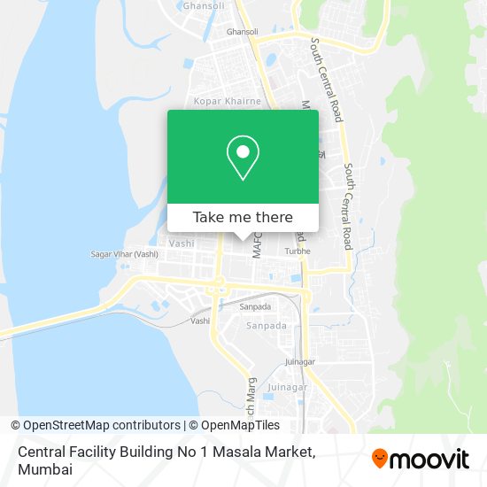 Central Facility Building No 1 Masala Market map