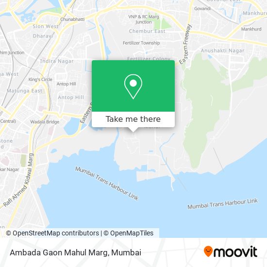 Ambada Gaon Mahul Marg map