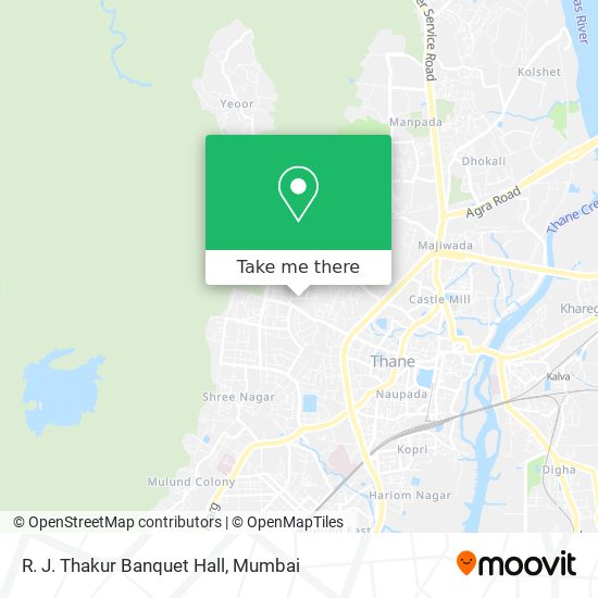 R. J. Thakur Banquet Hall map