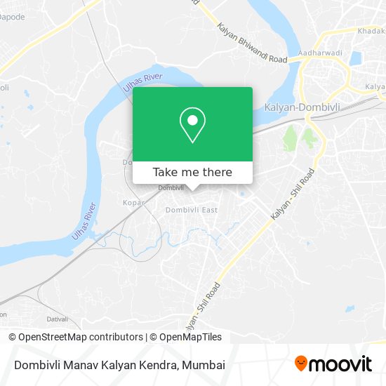 Dombivli Manav Kalyan Kendra map