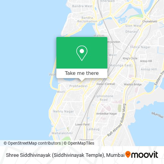 Shree Siddhivinayak (Siddhivinayak Temple) map