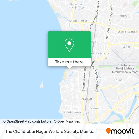 The Chandrabai Nagar Welfare Society map