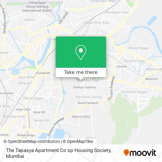 The Tapasya Apartment Co op Housing Society map