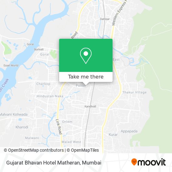 Gujarat Bhavan Hotel Matheran map