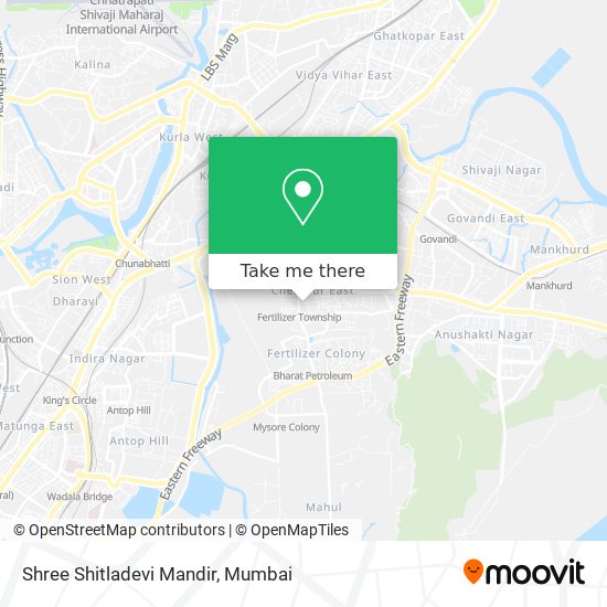 Shree Shitladevi Mandir map