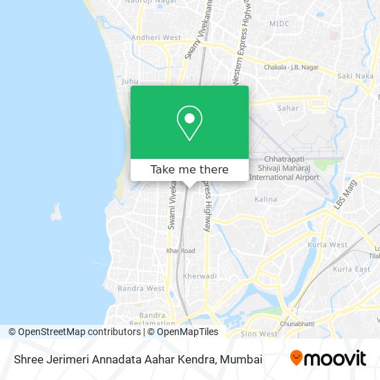 Shree Jerimeri Annadata Aahar Kendra map