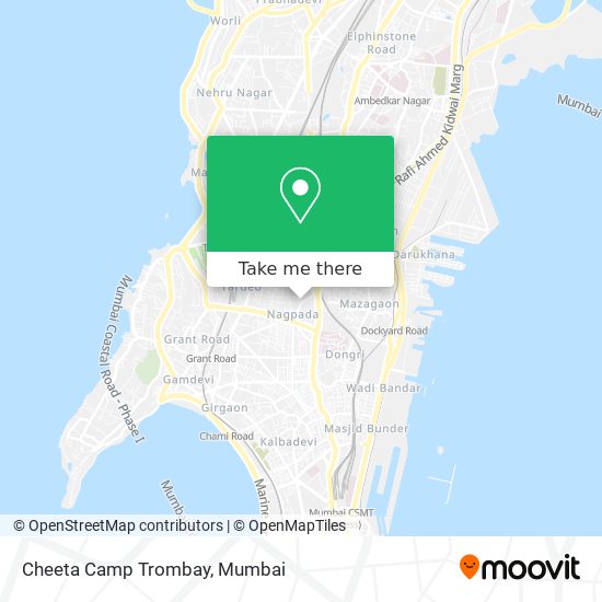 Cheeta Camp Trombay map
