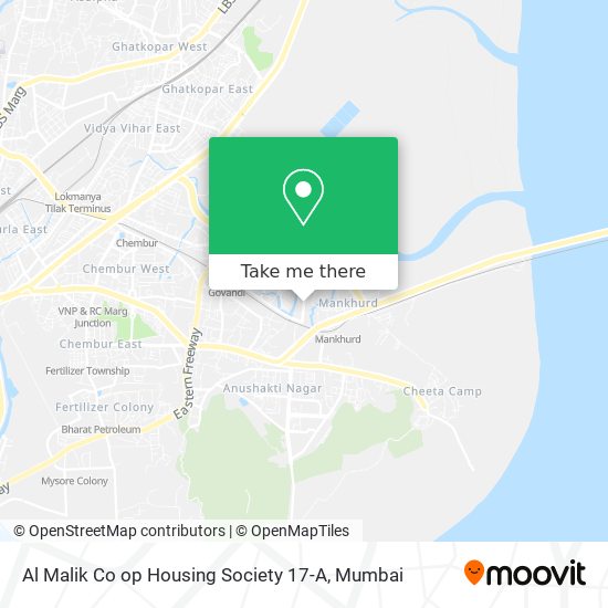 Al Malik Co op Housing Society 17-A map