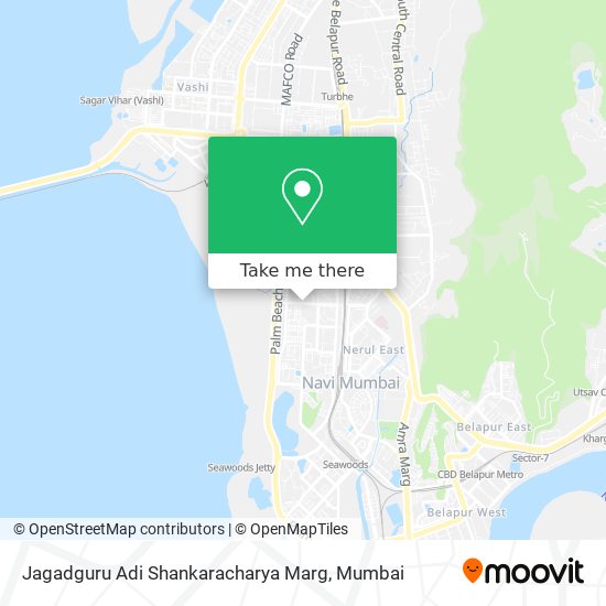 Jagadguru Adi Shankaracharya Marg map