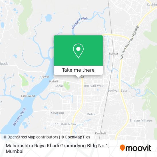 Maharashtra Rajya Khadi Gramodyog Bldg No 1 map