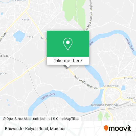 Bhiwandi - Kalyan Road map