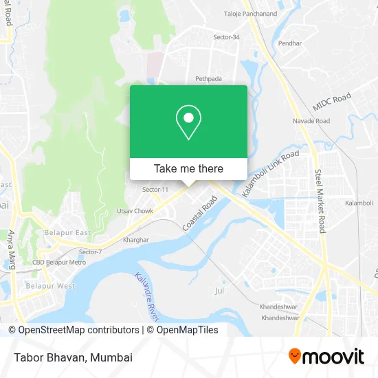 Tabor Bhavan map