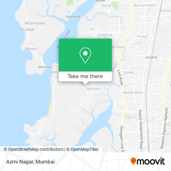 Azmi Nagar map