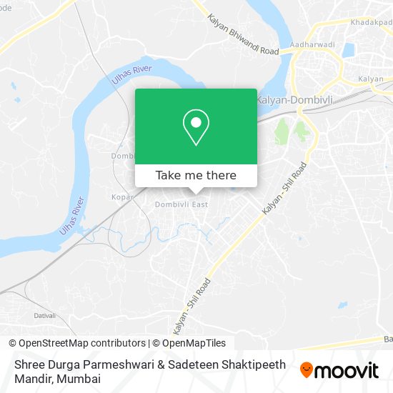 Shree Durga Parmeshwari & Sadeteen Shaktipeeth Mandir map