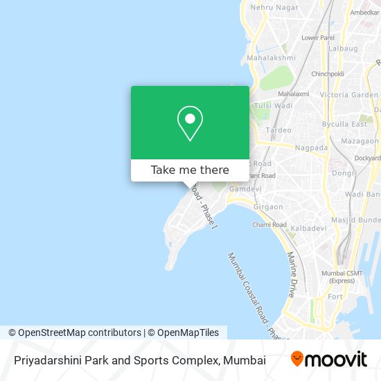 Priyadarshini Park and Sports Complex map