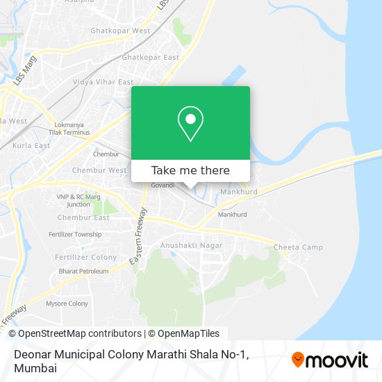 Deonar Municipal Colony Marathi Shala No-1 map