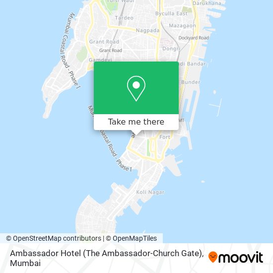 Ambassador Hotel (The Ambassador-Church Gate) map