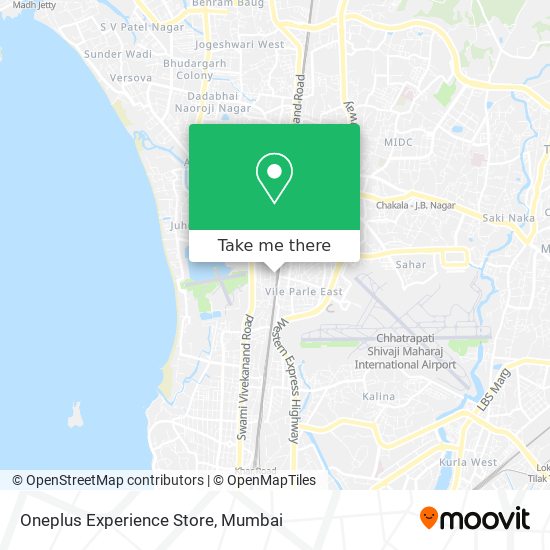 Oneplus Experience Store map