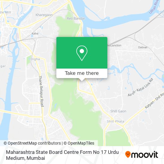 Maharashtra State Board Centre Form No 17 Urdu Medium map