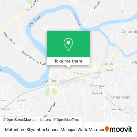 Matoshree Shyambai Lohana Mahajan Wadi map