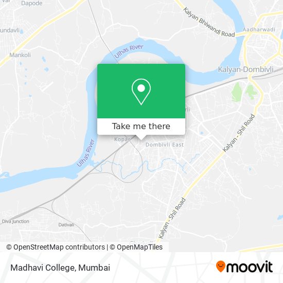 Madhavi College map