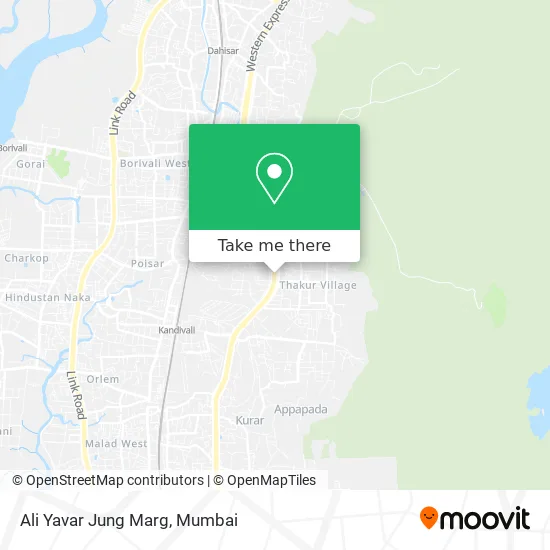 Ali Yavar Jung Marg map
