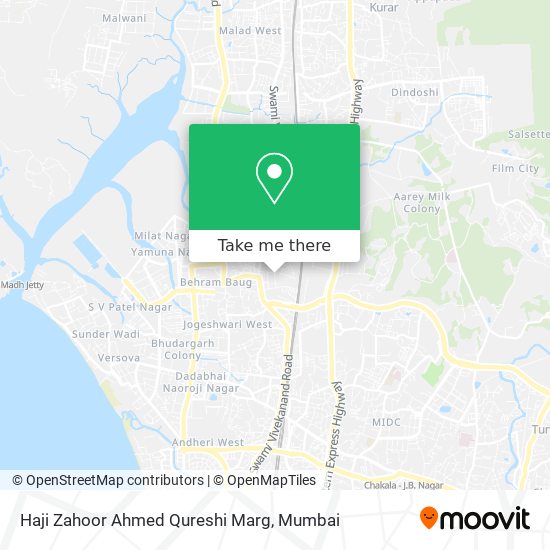 Haji Zahoor Ahmed Qureshi Marg map