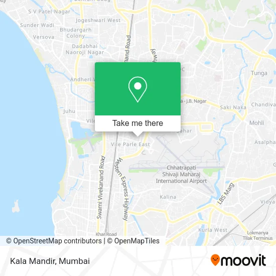 Kala Mandir map