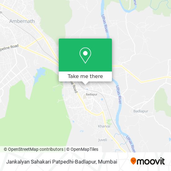 Jankalyan Sahakari Patpedhi-Badlapur map