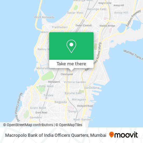 Macropolo Bank of India Officers Quarters map