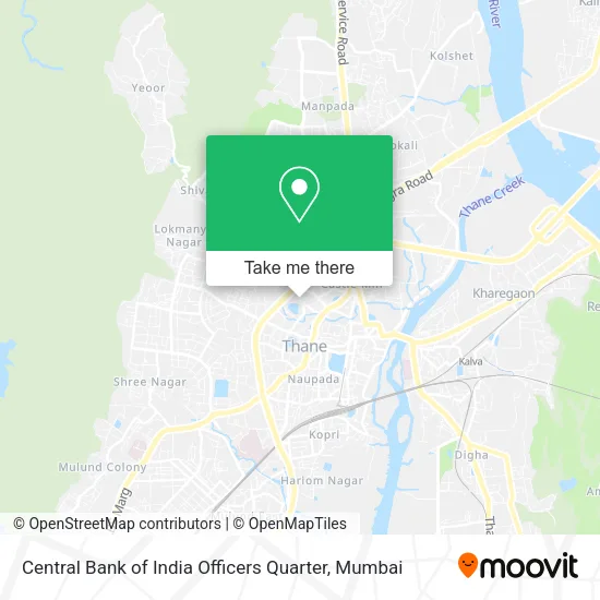Central Bank of India Officers Quarter map