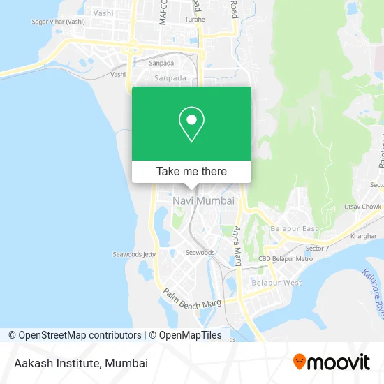 Aakash Institute map