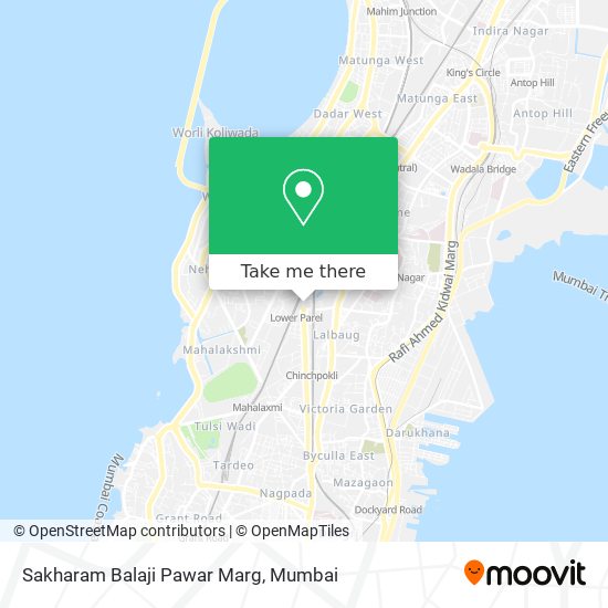 Sakharam Balaji Pawar Marg map
