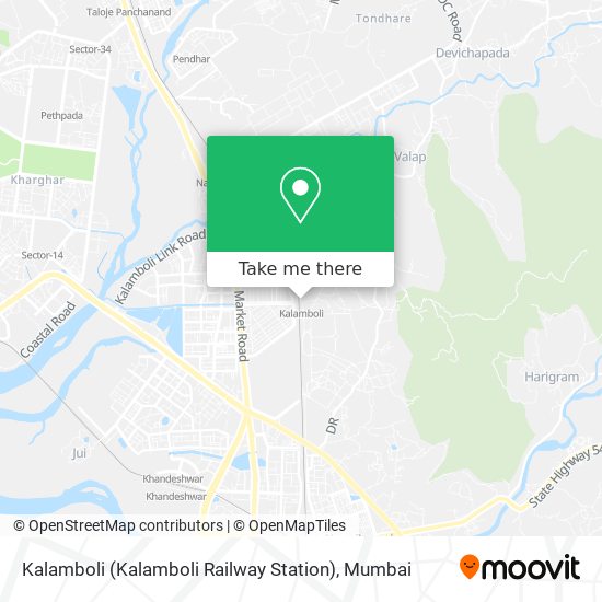 Kalamboli (Kalamboli Railway Station) map