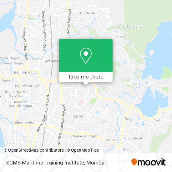 SCMS Maritime Training Institute map