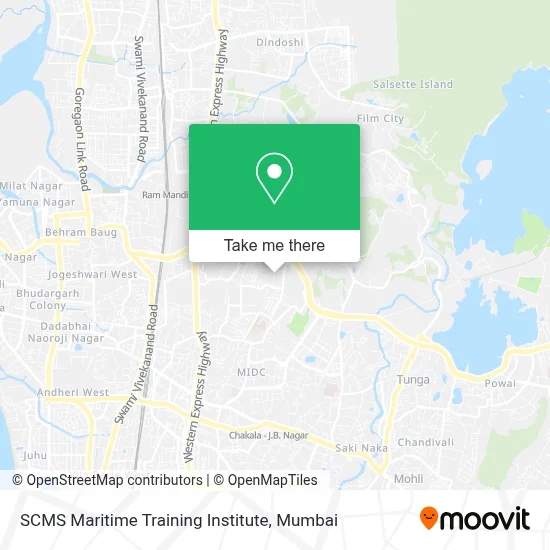 SCMS Maritime Training Institute map