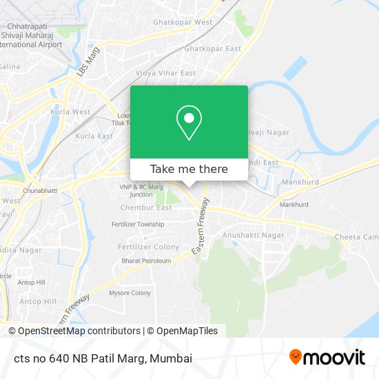 cts no 640 NB Patil Marg map