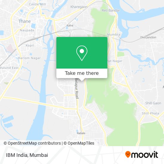 IBM India map