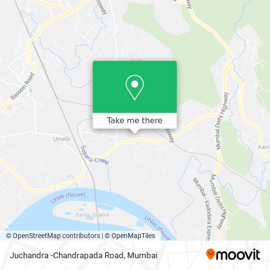 Juchandra -Chandrapada Road map