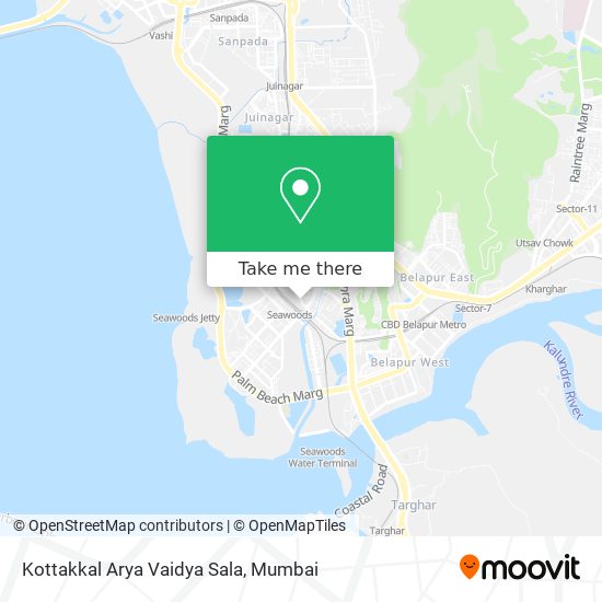 Kottakkal Arya Vaidya Sala map