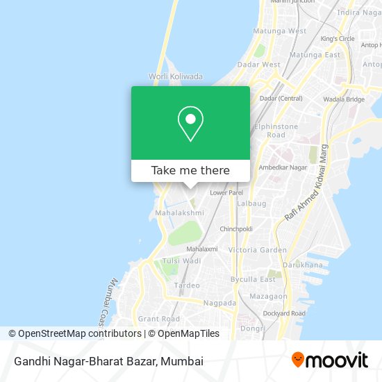 Gandhi Nagar-Bharat Bazar map