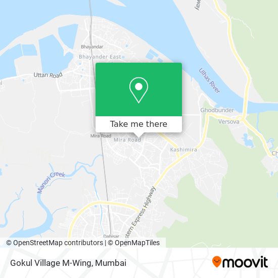 Gokul Village M-Wing map