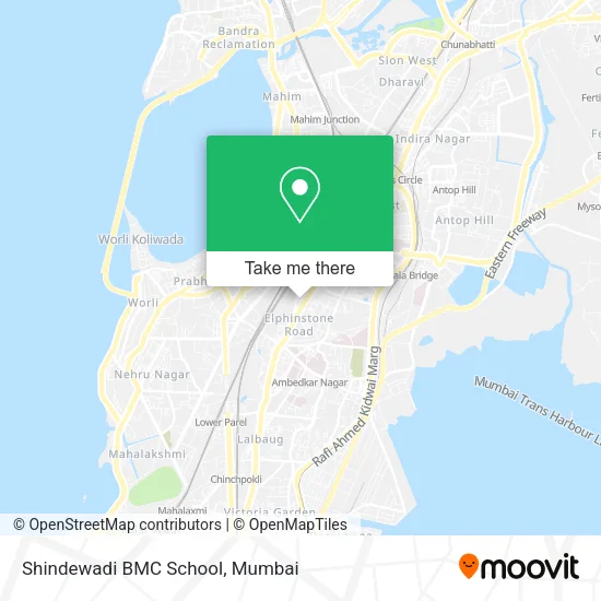 Shindewadi BMC School map