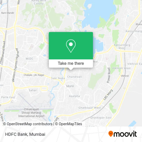 Hdfc Bank map