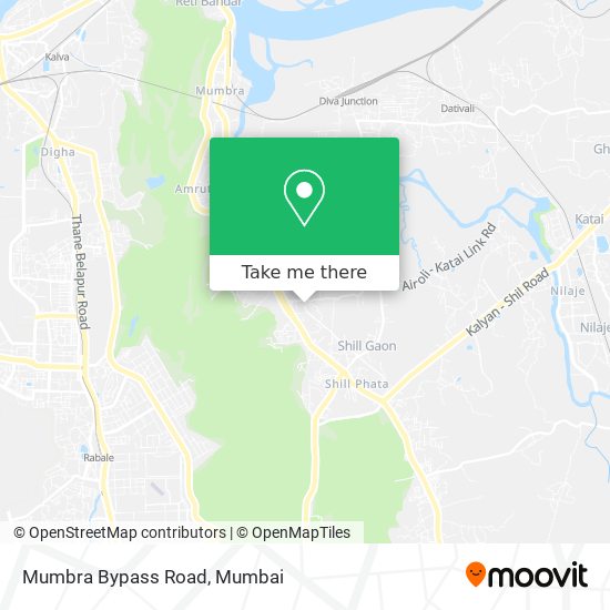 Mumbra Bypass Road map