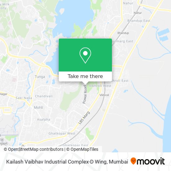 Kailash Vaibhav Industrial Complex-D Wing map