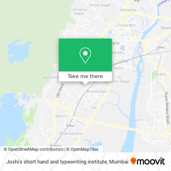 Joshi's short hand and typewriting institute map