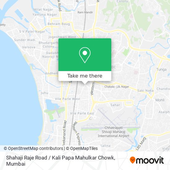 Shahaji Raje Road / Kali Papa Mahulkar Chowk map
