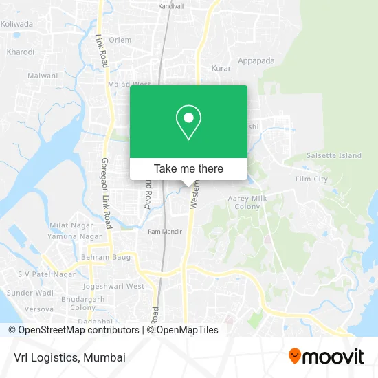 Vrl Logistics map