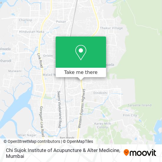 Chi Sujok Institute of Acupuncture & Alter Medicine map